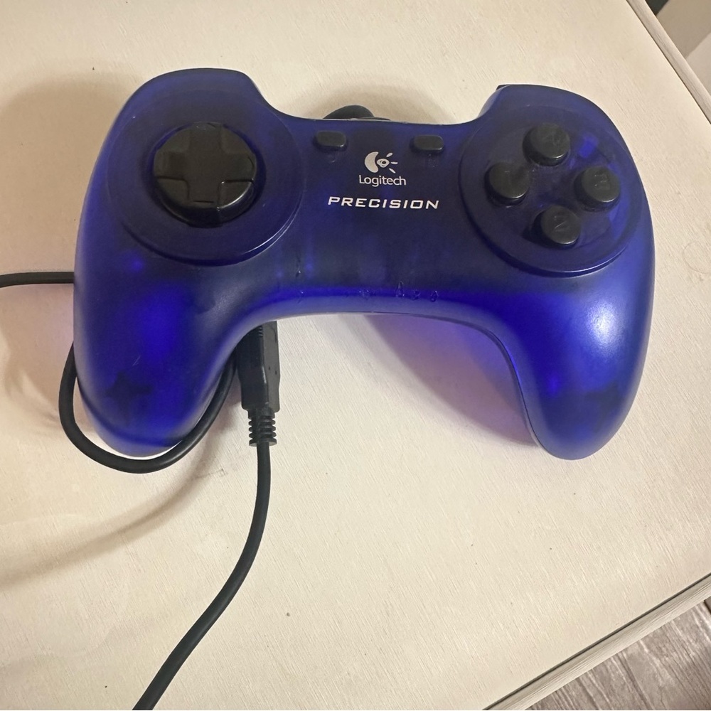 Logitech Precision Controller in Vibrant Blue